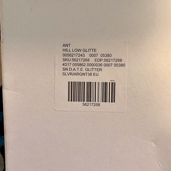 EUC Anthropologie D.A.T.E. Hill Low Sneakers in Silver Glitter. 38 EU, 7 US - Picture 12 of 12